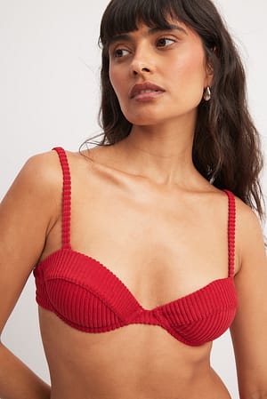 Red Cups Bikini Top