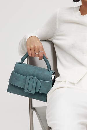 Petrol Buckle Detail Crossbody Bag