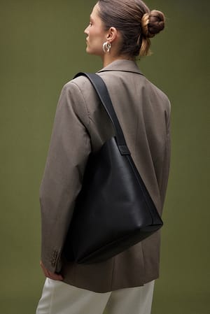 Black Buckle Totebag