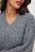 Cable Knitted V-Neck Sweater