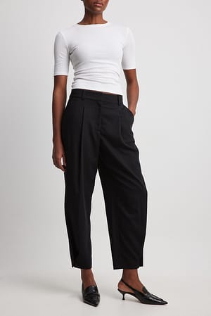 Black Carrot High Waist Pants