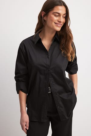 Black Classic Regular Shirt