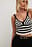 Crochet Knitted Striped Top