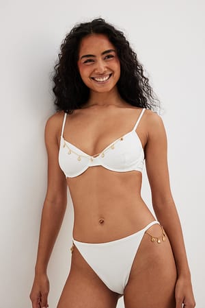 Offwhite Small Sun Detail Bikini Panty