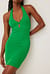 Front Detail Halterneck Dress