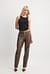 Low Waist PU Trousers