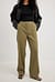 Mid Waist Tailored Suit Pants