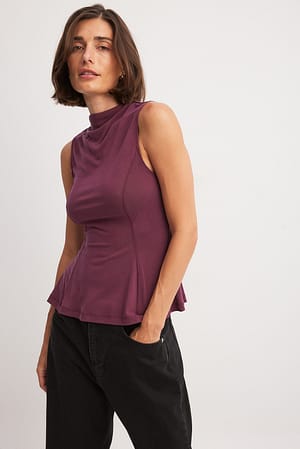 Plum Modal Top