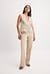 Back Slit Suit Pants