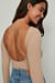 Deep Back Long Sleeve Rib Top