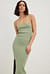 Fine Knitted High Slit Tube Dress