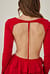 Frill Detail Open Back Dress