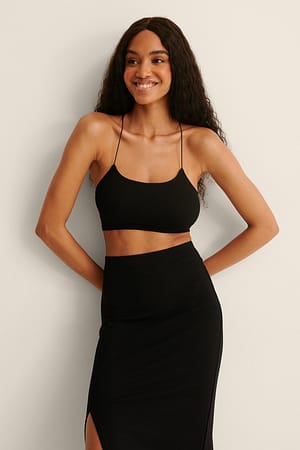 Black Spaghetti Strap Top