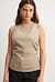 Ruched Waist Sleeveless top