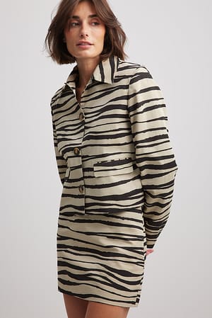 Zebra Short Jacket