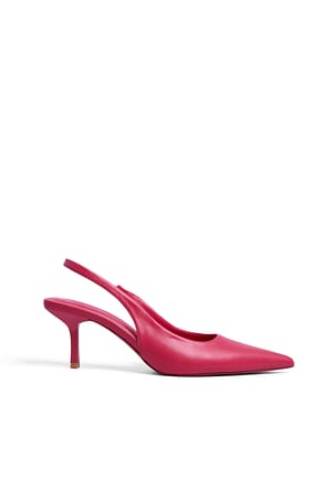 Magenta Slingback Pumps