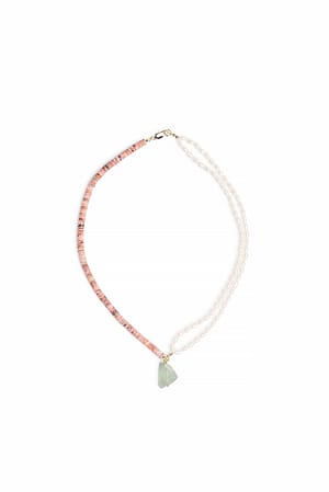 Multicolor Stone Detail Necklace