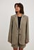 Straight Fit Linen Blazer