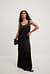 Straight Satin Maxi Dress