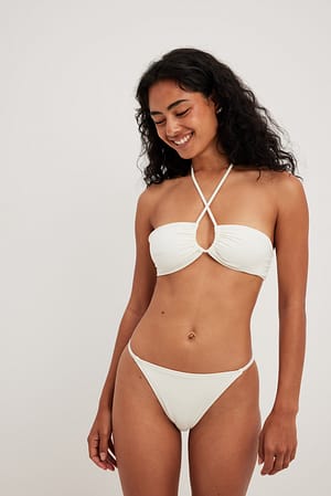 Offwhite Thin Strap Bikini Panty