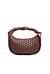 Twisted Handle Woven Handbag